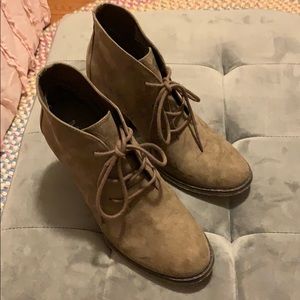 MIA • suede booties size 8 1/2